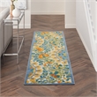 Nourison Aloha 2' x 6' Multicolor Outdoor Indoor/Outdoor Rug