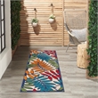 Nourison Aloha 2' x 6' Multicolor Outdoor Indoor/Outdoor Rug