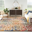 Nourison Aloha 10' x 14' Multicolor Outdoor Indoor/Outdoor Rug Polypropylene