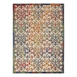 Nourison Aloha 10' x 14' Multicolor Outdoor Indoor/Outdoor Rug Polypropylene