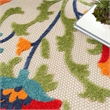 Nourison Aloha 10' x 14' Red/Multi Outdoor Indoor/Outdoor Rug Polypropylene