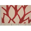 Nourison Aloha 5' x 8' Green Fabric Tropical Area Rug (5' x 8')