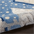 Nourison Aloha 12' x 15' Blue/Grey Outdoor Indoor/Outdoor Rug Polypropylene