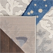 Nourison Aloha 12' x 15' Blue/Grey Outdoor Indoor/Outdoor Rug Polypropylene