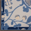 Nourison Aloha 12' x 15' Blue Gray Fabric Farmhouse Area Rug (12' x 15')