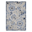 Nourison Aloha 4' x 6' Blue Gray Fabric Farmhouse Area Rug (4' x 6')