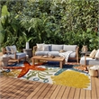Nourison Aloha 12' x 15' Multicolor Outdoor Indoor/Outdoor Rug Polypropylene