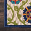 Nourison Aloha 2' x 6' Blue/Multicolor Outdoor Indoor/Outdoor Rug
