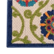 Nourison Aloha 2' x 6' Blue/Multicolor Outdoor Indoor/Outdoor Rug