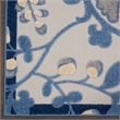 Nourison Aloha 3' x 4' Blue Gray Fabric Farmhouse Area Rug (3' x 4')