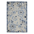 Nourison Aloha 3' x 4' Blue Gray Fabric Farmhouse Area Rug (3' x 4')