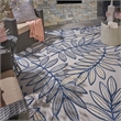 Nourison Aloha 4' x 6' Ivory Navy Fabric Tropical Area Rug (4' x 6')