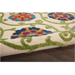 Nourison Aloha 4' x ROUND Blue/Multicolor Outdoor Indoor/Outdoor Rug