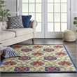 Nourison Aloha 6' x 9' Blue/Multicolor Outdoor Indoor/Outdoor Rug Polypropylene