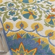 Nourison Aloha 6' x 9' Multicolor Outdoor Indoor/Outdoor Rug Polypropylene