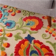 Nourison Aloha 6' x 9' Multicolor Fabric Farmhouse Area Rug (6' x 9')