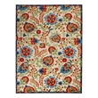 Nourison Aloha 8' x 11' Multi-Color Fabric Farmhouse Indoor/Outdoor Area Rug
