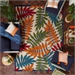 Nourison Aloha 7' x 10' Multicolor Fabric Tropical Area Rug (7' x 10')