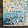 Nourison Celestial 14' Runner Multicolor Fabric Modern Area Rug (14' Runner)