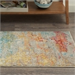 Nourison Celestial 3' x 5' Multicolor Fabric Modern Area Rug (3' x 5')