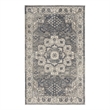 Nourison Concerto 3' x 5' Grey Ivory Vintage Indoor Rug