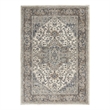 Nourison Concerto 4' x 6' Ivory Gray Fabric Farmhouse Area Rug (4' x 6')