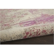 Nourison Celestial 4' x ROUND Ivory/Pink Modern Indoor Rug Polypropylene