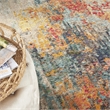 Nourison Celestial 9' x 12' Multicolor Modern Indoor Rug Polypropylene