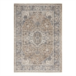 Nourison Concerto 5' x 7' Beige Gray Fabric Farmhouse Area Rug (5' x 7')