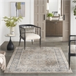 Nourison Concerto 5' x 7' Beige Gray Fabric Farmhouse Area Rug (5' x 7')