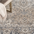 Nourison Concerto 5' x 7' Beige Gray Fabric Farmhouse Area Rug (5' x 7')