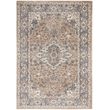 Nourison Concerto 5' x 7' Beige Gray Fabric Farmhouse Area Rug (5' x 7')