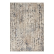 Nourison Concerto 5' x 7' Beige Gray Fabric Modern Area Rug (5' x 7')