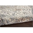 Nourison Concerto 5' x 7' Ivory Gray Fabric Farmhouse Area Rug (5' x 7')