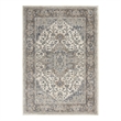 Nourison Concerto 5' x 7' Ivory Gray Fabric Farmhouse Area Rug (5' x 7')