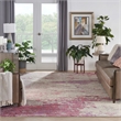 Nourison Celestial 10' x 14' Ivory/Pink Modern Indoor Rug Polypropylene