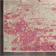 Nourison Celestial 10' x 14' Ivory/Pink Modern Indoor Rug Polypropylene