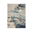 Nourison Celestial 10' x 14' Blue and White Fabric Modern Area Rug (10' x 14')