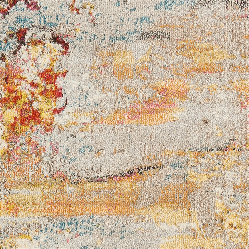 Nourison Celestial 10' x 14' Multicolor Fabric Modern Area Rug (10' x 14')