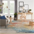 Nourison Celestial 10' x 14' Multicolor Fabric Modern Area Rug (10' x 14')
