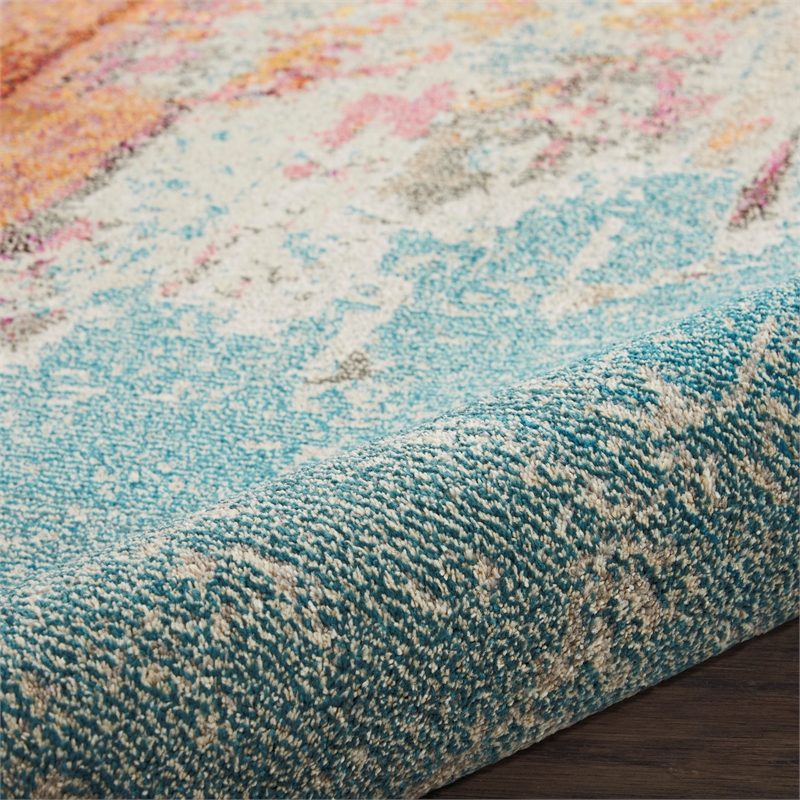 Nourison Celestial 10' x 14' Multicolor Fabric Modern Area Rug (10' x 14')