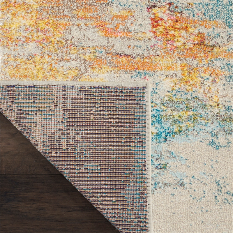 Nourison Celestial 10' x 14' Multicolor Fabric Modern Area Rug (10' x 14')