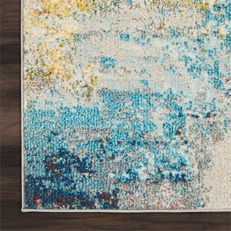 Nourison Celestial 10' x 14' Multicolor Fabric Modern Area Rug (10' x 14')