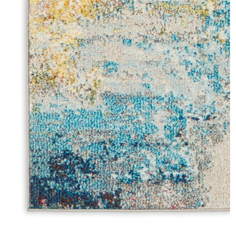 Nourison Celestial 10' x 14' Multicolor Fabric Modern Area Rug (10' x 14')