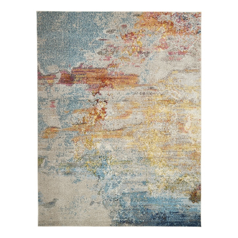 Nourison Celestial 12' x 15' Multicolor Fabric Modern Area Rug (12' x 15')