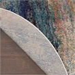 Nourison Celestial 4' x round Multicolor Modern Indoor Rug