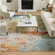 Nourison Celestial 9' x 12' Multicolor Fabric Modern Area Rug (9' x 12')