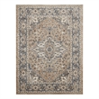 Nourison Concerto 7' x 10' Beige Gray Fabric Farmhouse Area Rug (7' x 10')