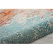 Nourison Celestial 6' Runner Multicolor Fabric Modern Area Rug (6' Runner)