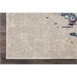 Nourison Celestial 5' x 7' Blue and White Fabric Modern Area Rug (5' x 7')